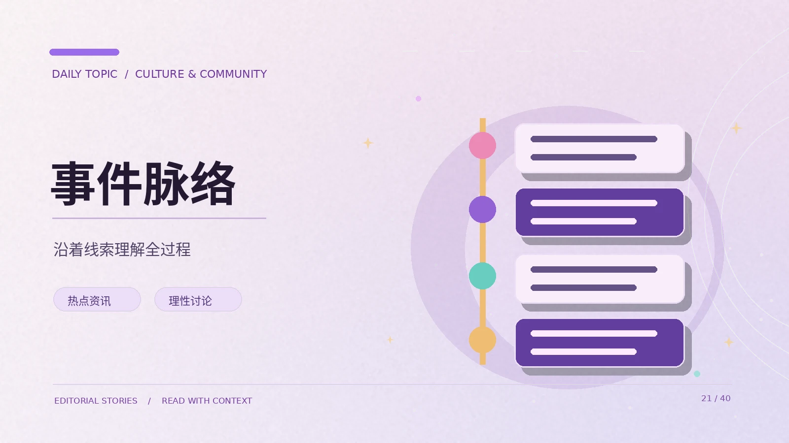 一条事件时间线怎样建立